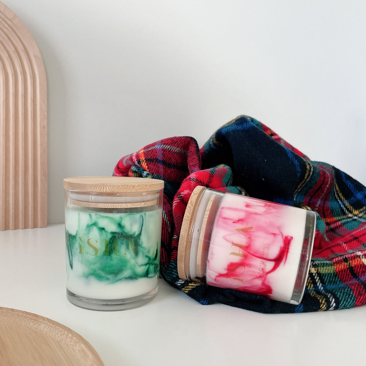 Marble Container Candle